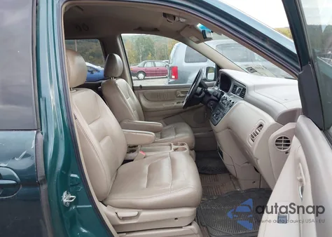 2002 Honda Odyssey Ex-L z USA, uszkodzony, nr VIN 2HKRL18072H520632